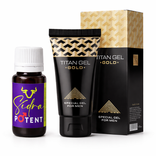 Pachet Performanță Totală – Sidra Potent + Titan Gel Gold