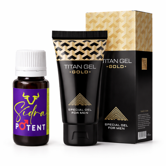 Pachet Performanță Totală – Sidra Potent + Titan Gel Gold