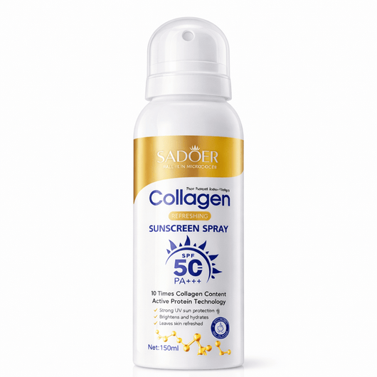SPRAY DE PROTECȚIE SOLARĂ CU COLAGEN SADOER SD38142 150ml - PROTCTIE SOLARA | VrajaDulce