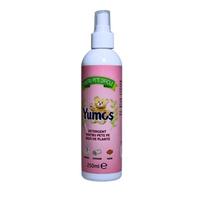 Spray pentru Îndepărtarea Petelor Yumos 250ml – Soluție Curățare Pete Textile - Detergent | VrajaDulce