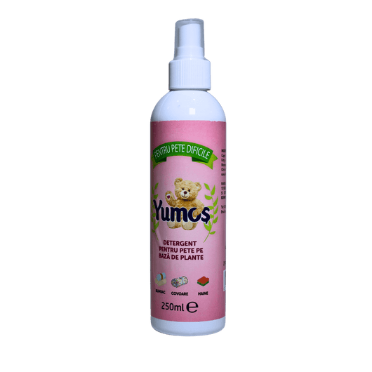 Spray pentru Îndepărtarea Petelor Yumos 250ml – Soluție Curățare Pete Textile - Detergent | VrajaDulce
