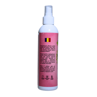Spray pentru Îndepărtarea Petelor Yumos 250ml – Soluție Curățare Pete Textile - Detergent | VrajaDulce