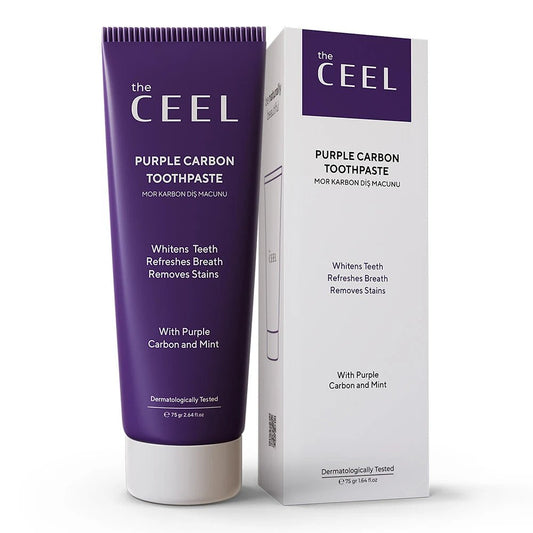The Ceel Pachet Promo Albire Dinți cu Cărbune Activ Violet – Pastă + Pudră - | VrajaDulce