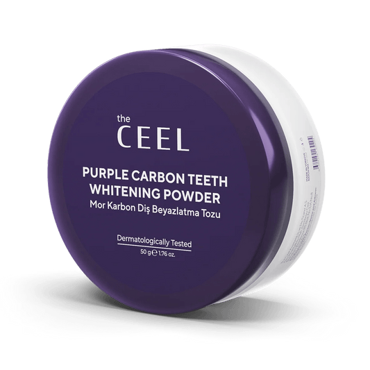 The Ceel Pudră pentru Albirea Dinților cu Cărbune Activ Violet – 50g - | VrajaDulce