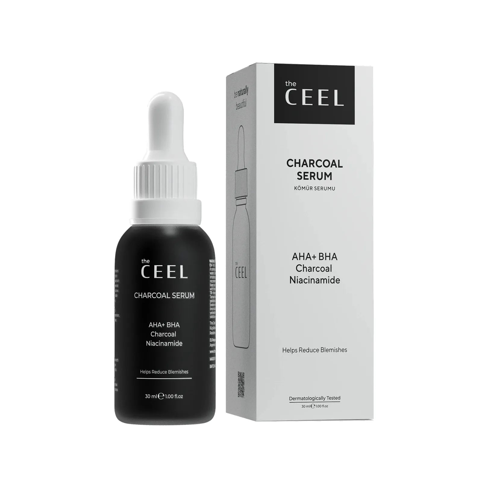 The Ceel – Ser cu Cărbune Activ AHA+BHA și Niacinamide (30ml) - | VrajaDulce