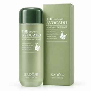 Toner hidratant pentru față SADOER Avocado, 130 ml
