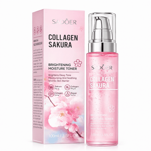 TONIC CU COLAGEN ȘI CIREȘE JAPONEZE SADOER SD02983 100ml - Loțiune tonica | VrajaDulce