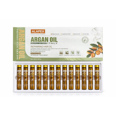 Tratament capilar ALAPEX Professional Argan Oil Repairing Hair Oil - Ulei de pǎr | VrajaDulce