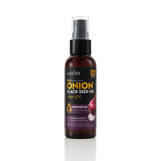Ulei de păr SADOER cu Ulei de Semințe Negre și Ceapă Roșie 60ml (Hair Oil) - Sampon | VrajaDulce