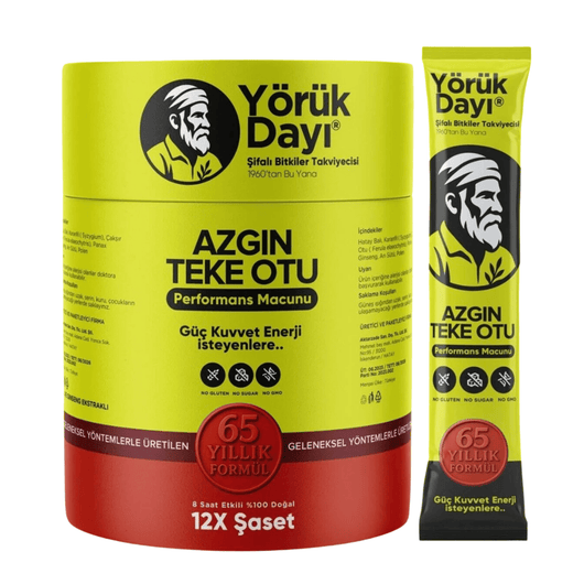 Yörük Dayı Azgın Teke Otu – Macun 12 Plicuri - Miere cu Plante | VrajaDulce