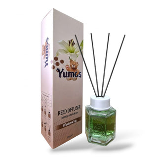 Yumos Odorizant Cameră cu Bețișoare – Crin Alb 120ml
