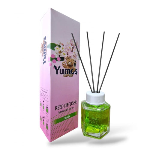 Yumos Odorizant Cameră cu Bețișoare – Floare de Salcâm 120ml