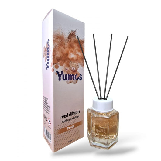 Yumos Odorizant Cameră cu Bețișoare – Pudră 120ml - Odorizant Auto | VrajaDulce