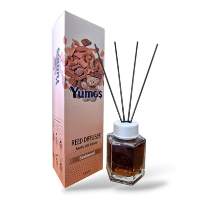 Yumos Odorizant Cameră cu Bețișoare – Sandalwood 120ml - Odorizant camera | VrajaDulce