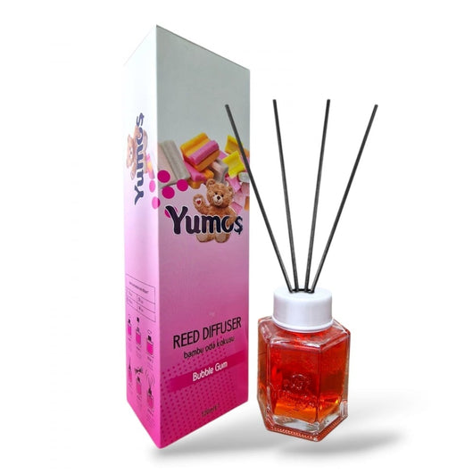 Yumos Odorizant de Cameră cu Bețișoare – Bubble Gum 120ml - Odorizant camera | VrajaDulce
