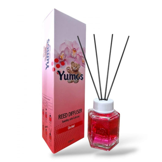 Yumos Odorizant de Cameră cu Bețișoare – Orchid 120ml - Odorizant camera | VrajaDulce